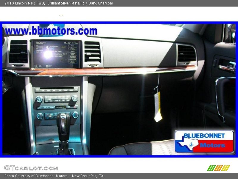 Brilliant Silver Metallic / Dark Charcoal 2010 Lincoln MKZ FWD