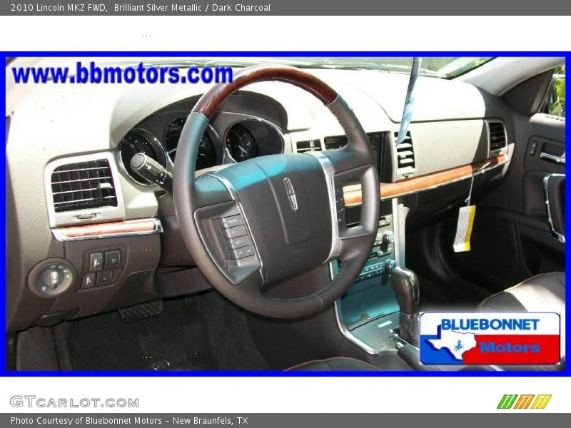 Brilliant Silver Metallic / Dark Charcoal 2010 Lincoln MKZ FWD
