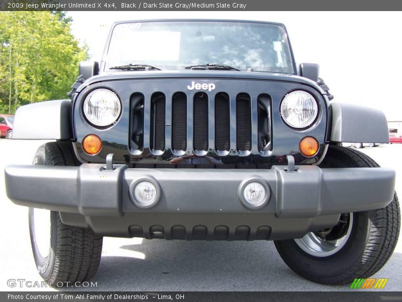 Black / Dark Slate Gray/Medium Slate Gray 2009 Jeep Wrangler Unlimited X 4x4