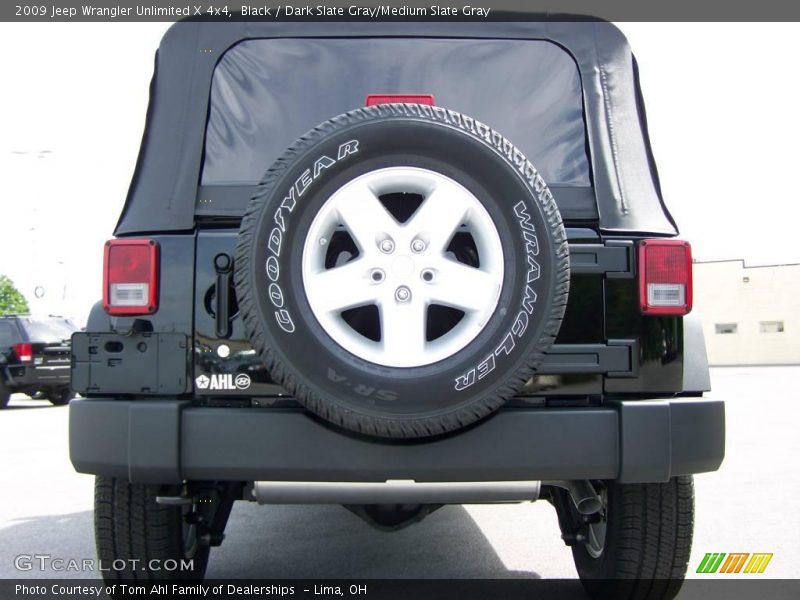 Black / Dark Slate Gray/Medium Slate Gray 2009 Jeep Wrangler Unlimited X 4x4