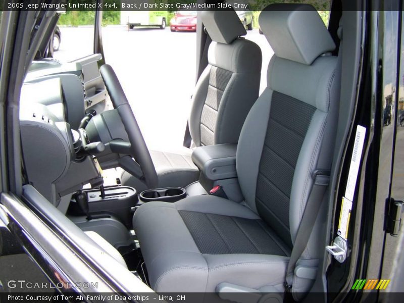 Black / Dark Slate Gray/Medium Slate Gray 2009 Jeep Wrangler Unlimited X 4x4