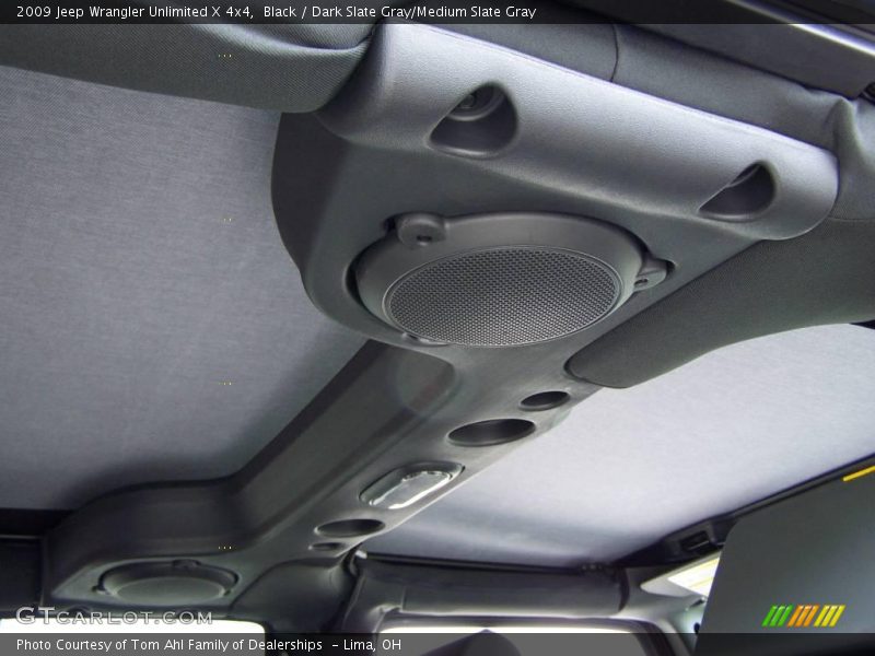 Black / Dark Slate Gray/Medium Slate Gray 2009 Jeep Wrangler Unlimited X 4x4