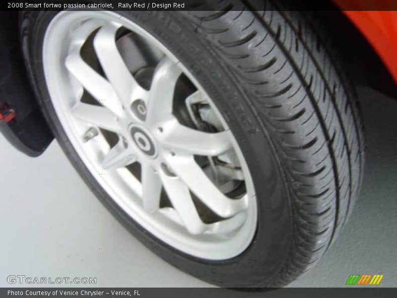 Rally Red / Design Red 2008 Smart fortwo passion cabriolet