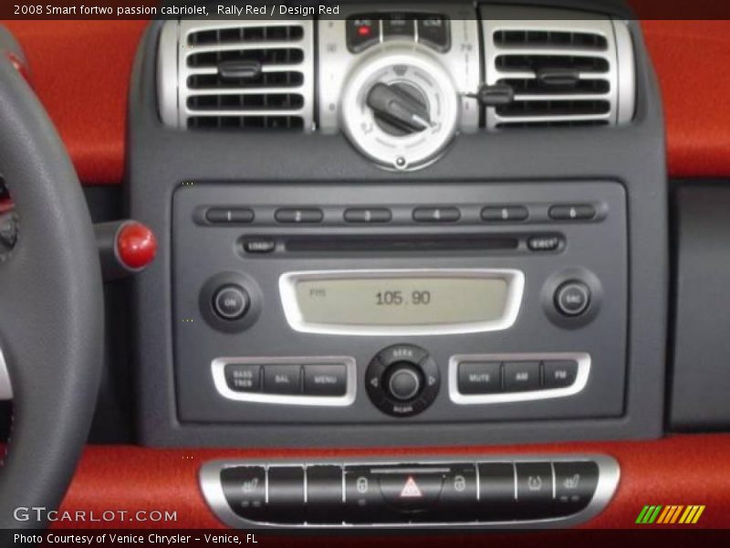 Rally Red / Design Red 2008 Smart fortwo passion cabriolet