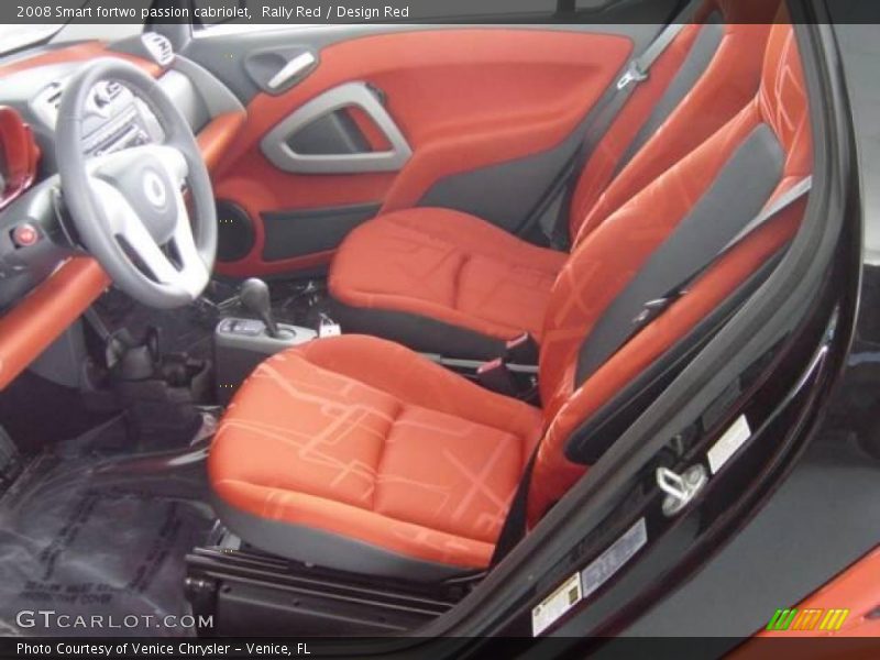 Rally Red / Design Red 2008 Smart fortwo passion cabriolet