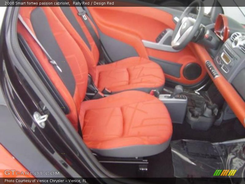 Rally Red / Design Red 2008 Smart fortwo passion cabriolet