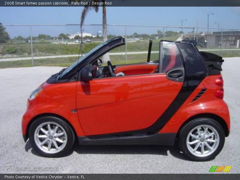 Rally Red / Design Red 2008 Smart fortwo passion cabriolet