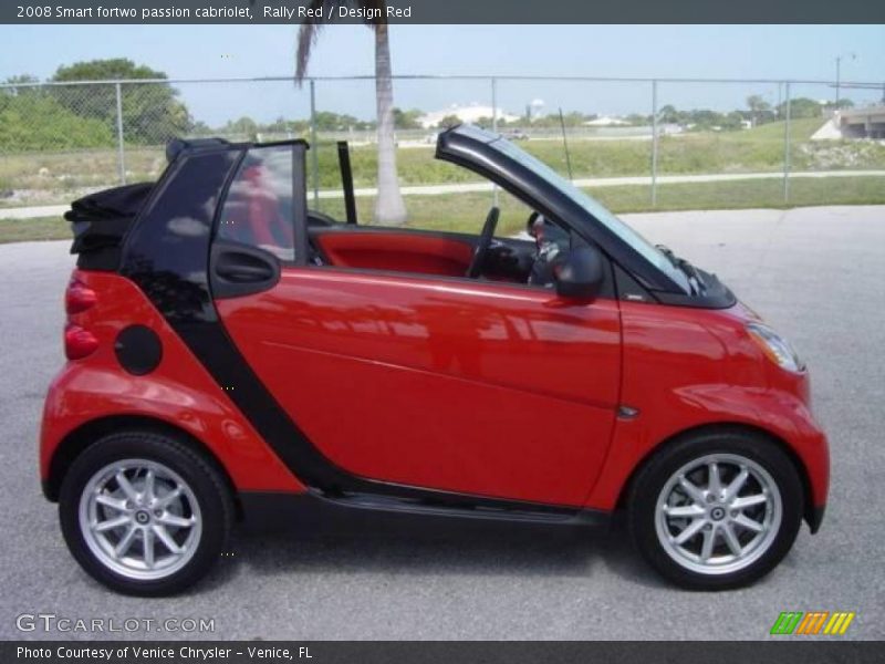 Rally Red / Design Red 2008 Smart fortwo passion cabriolet
