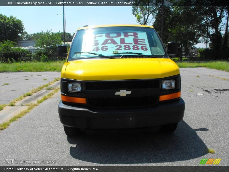 Yellow / Medium Dark Pewter 2006 Chevrolet Express 2500 Commercial Van