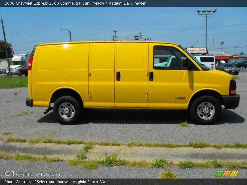 Yellow / Medium Dark Pewter 2006 Chevrolet Express 2500 Commercial Van