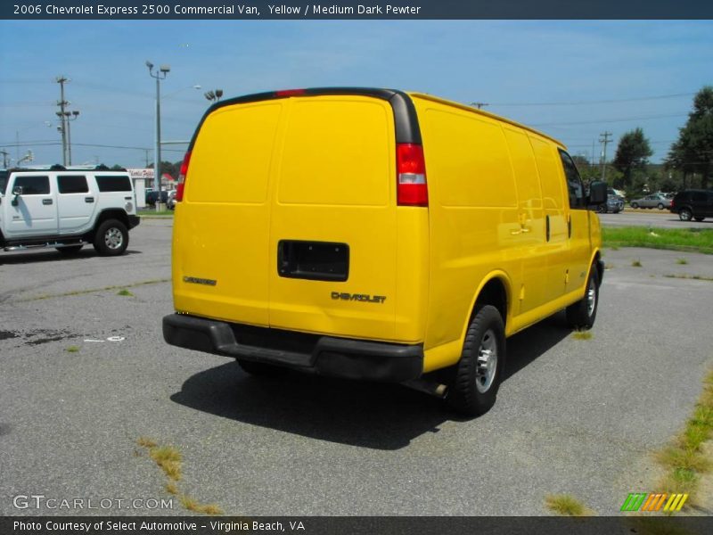 Yellow / Medium Dark Pewter 2006 Chevrolet Express 2500 Commercial Van