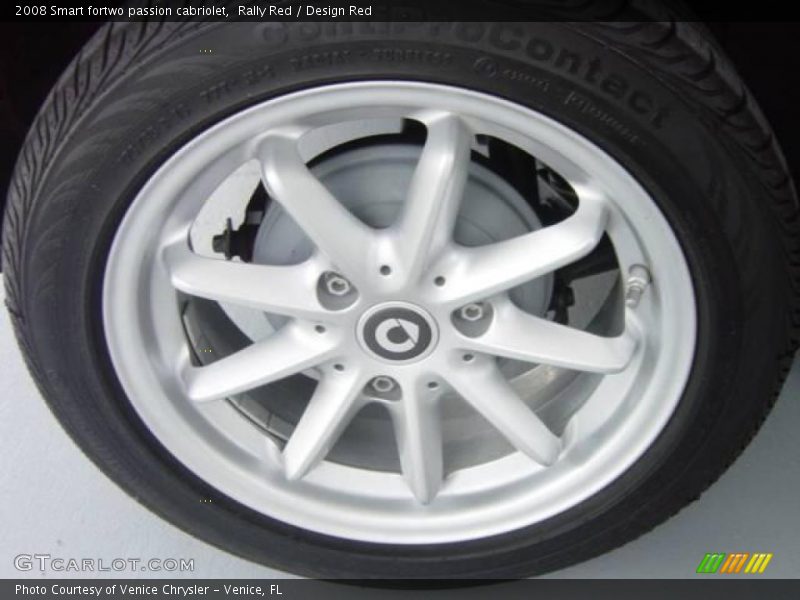 Rally Red / Design Red 2008 Smart fortwo passion cabriolet