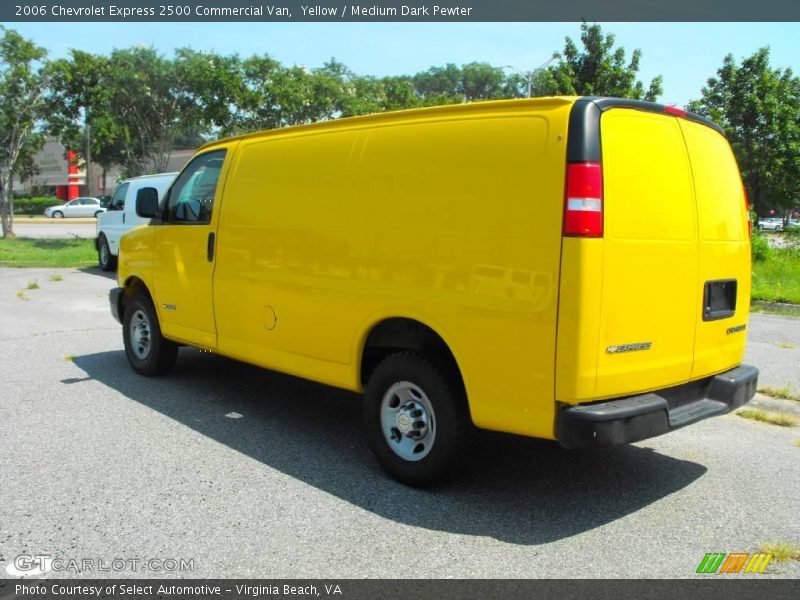 Yellow / Medium Dark Pewter 2006 Chevrolet Express 2500 Commercial Van