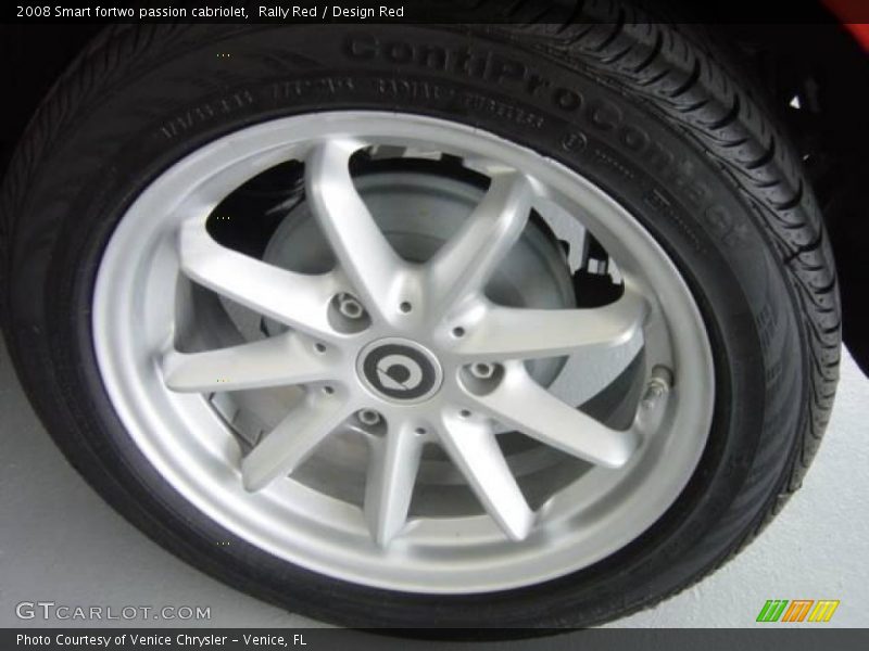 Rally Red / Design Red 2008 Smart fortwo passion cabriolet