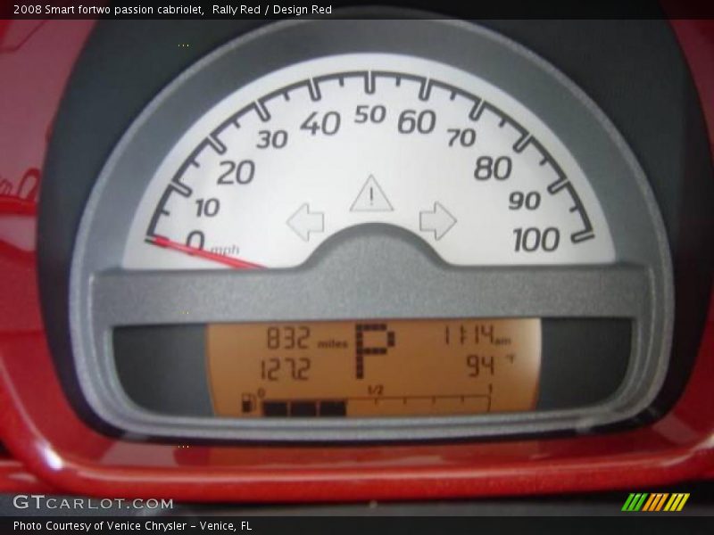 Rally Red / Design Red 2008 Smart fortwo passion cabriolet