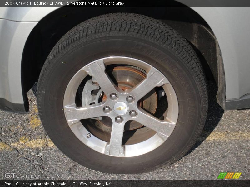 Silverstone Metallic / Light Gray 2007 Chevrolet Equinox LT AWD