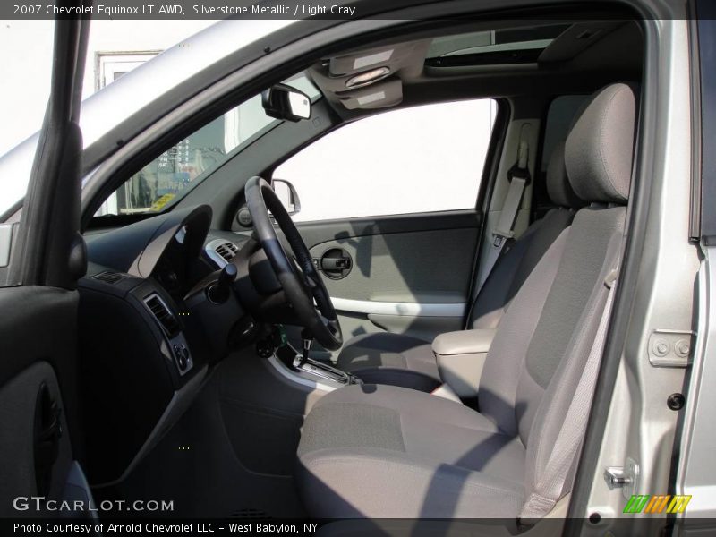 Silverstone Metallic / Light Gray 2007 Chevrolet Equinox LT AWD