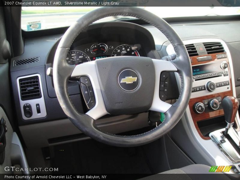Silverstone Metallic / Light Gray 2007 Chevrolet Equinox LT AWD