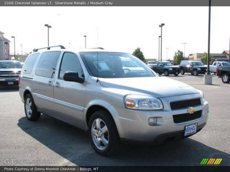 Silverstone Metallic / Medium Gray 2008 Chevrolet Uplander LT