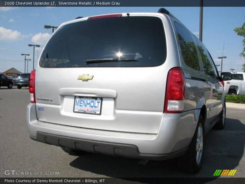 Silverstone Metallic / Medium Gray 2008 Chevrolet Uplander LT