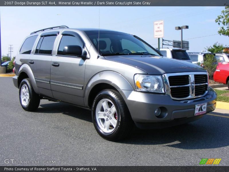 Mineral Gray Metallic / Dark Slate Gray/Light Slate Gray 2007 Dodge Durango SLT 4x4