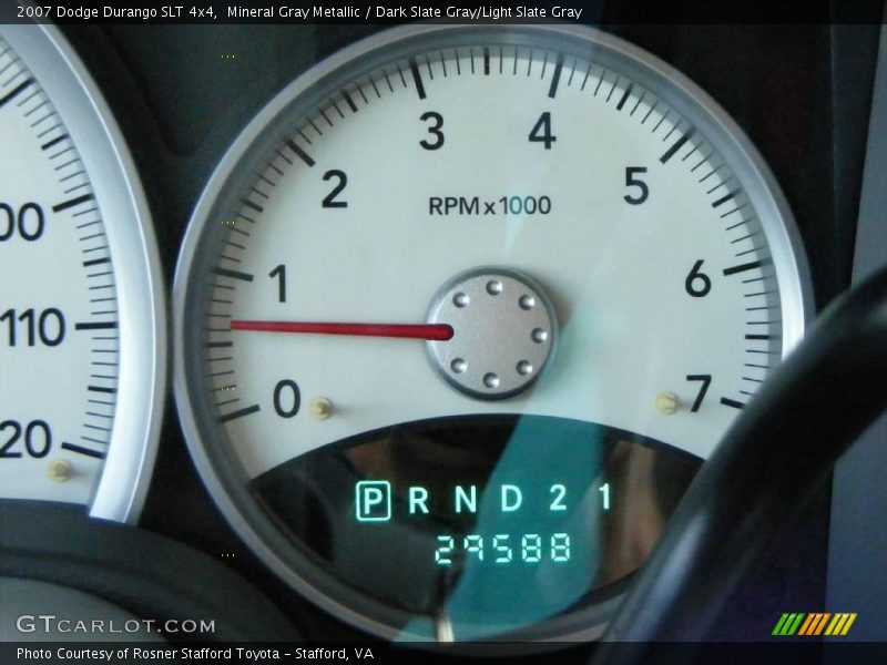 Mineral Gray Metallic / Dark Slate Gray/Light Slate Gray 2007 Dodge Durango SLT 4x4