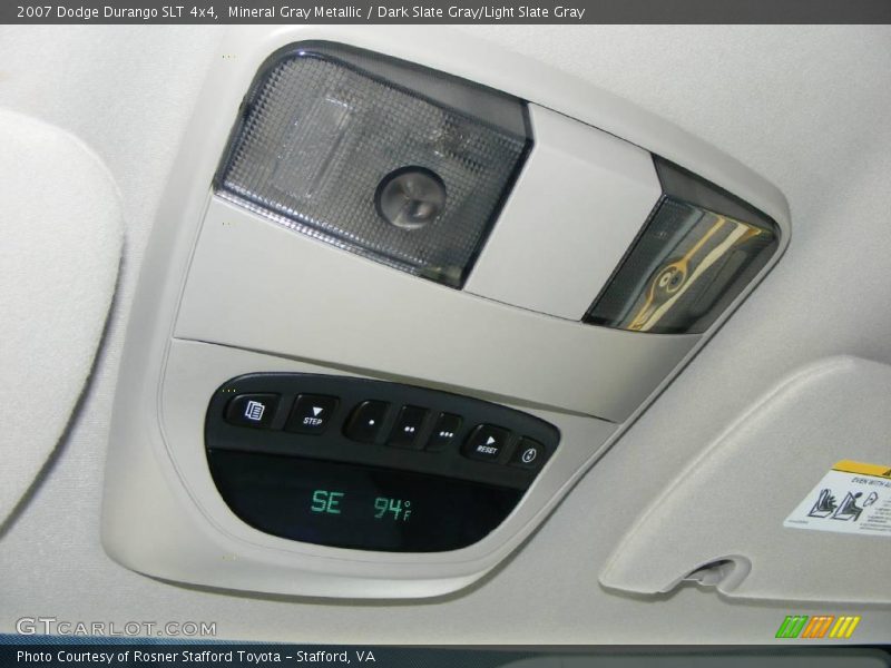 Mineral Gray Metallic / Dark Slate Gray/Light Slate Gray 2007 Dodge Durango SLT 4x4