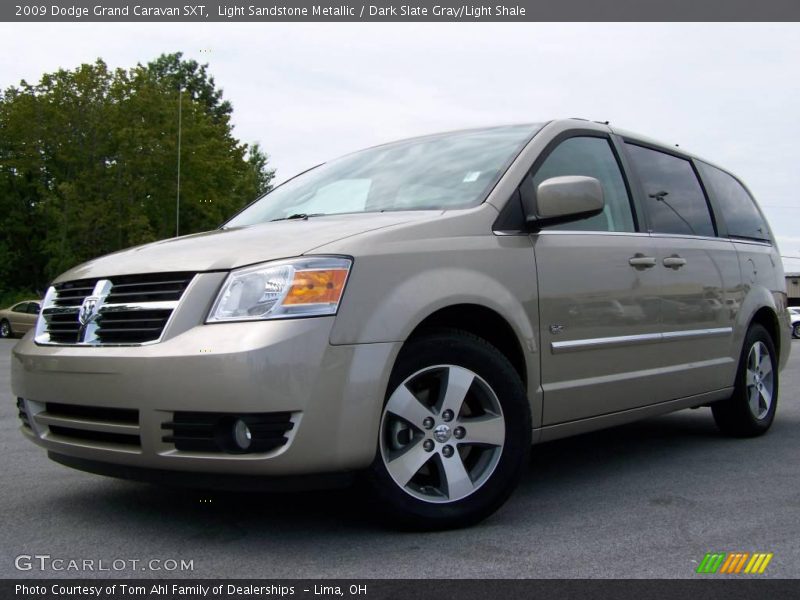 Light Sandstone Metallic / Dark Slate Gray/Light Shale 2009 Dodge Grand Caravan SXT