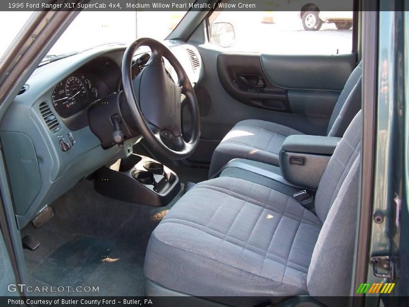 Medium Willow Pearl Metallic / Willow Green 1996 Ford Ranger XLT SuperCab 4x4
