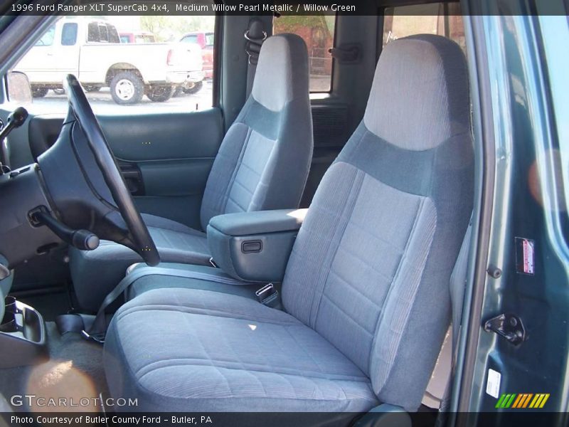 Medium Willow Pearl Metallic / Willow Green 1996 Ford Ranger XLT SuperCab 4x4