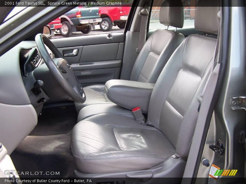 Spruce Green Metallic / Medium Graphite 2001 Ford Taurus SEL