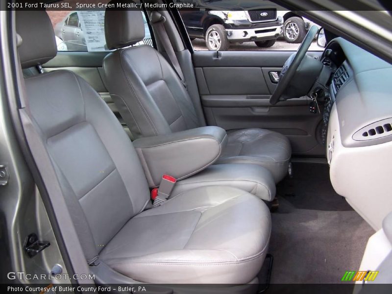 Spruce Green Metallic / Medium Graphite 2001 Ford Taurus SEL