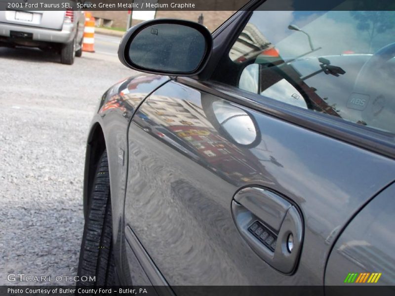 Spruce Green Metallic / Medium Graphite 2001 Ford Taurus SEL