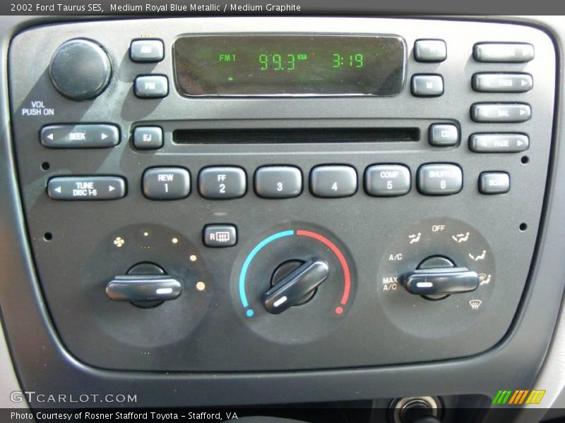 Audio System of 2002 Taurus SES