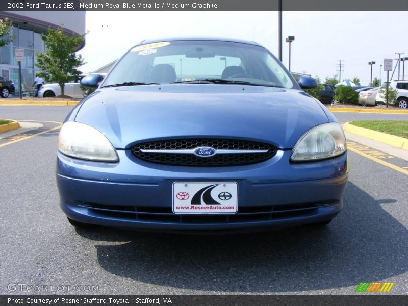 Medium Royal Blue Metallic / Medium Graphite 2002 Ford Taurus SES