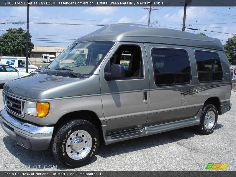 Estate Green Metallic / Medium Pebble 2003 Ford E Series Van E250 Passenger Conversion