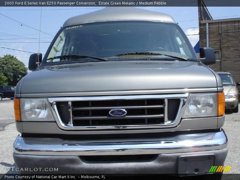 Estate Green Metallic / Medium Pebble 2003 Ford E Series Van E250 Passenger Conversion