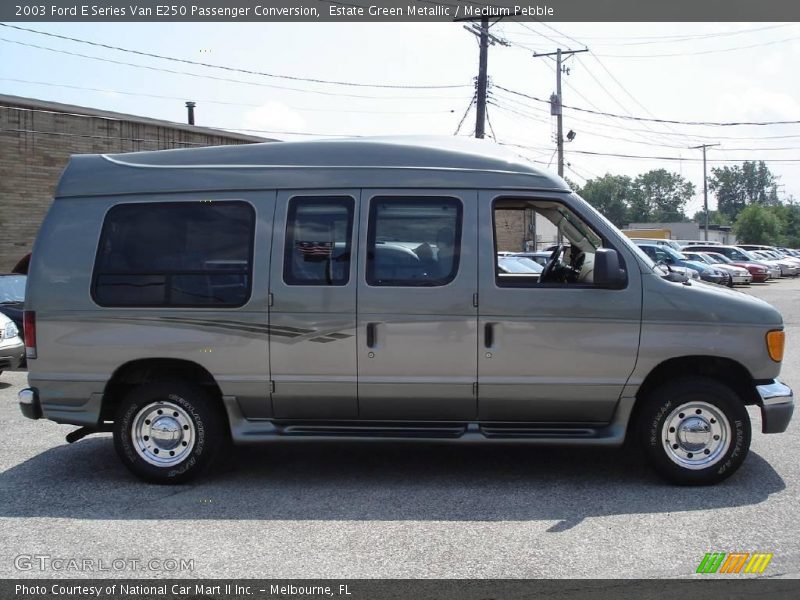 Estate Green Metallic / Medium Pebble 2003 Ford E Series Van E250 Passenger Conversion