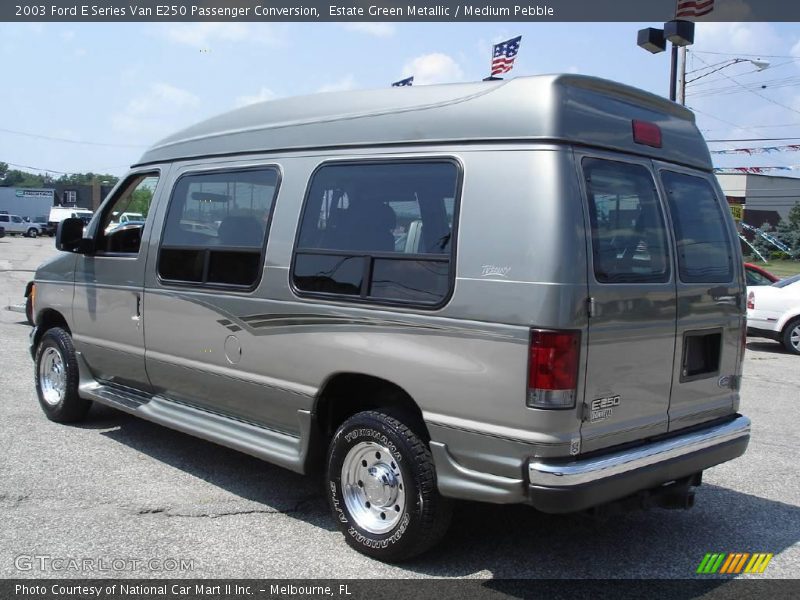 Estate Green Metallic / Medium Pebble 2003 Ford E Series Van E250 Passenger Conversion