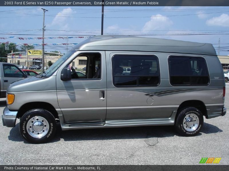Estate Green Metallic / Medium Pebble 2003 Ford E Series Van E250 Passenger Conversion