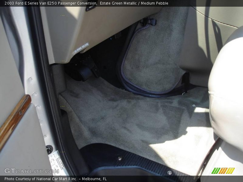 Estate Green Metallic / Medium Pebble 2003 Ford E Series Van E250 Passenger Conversion