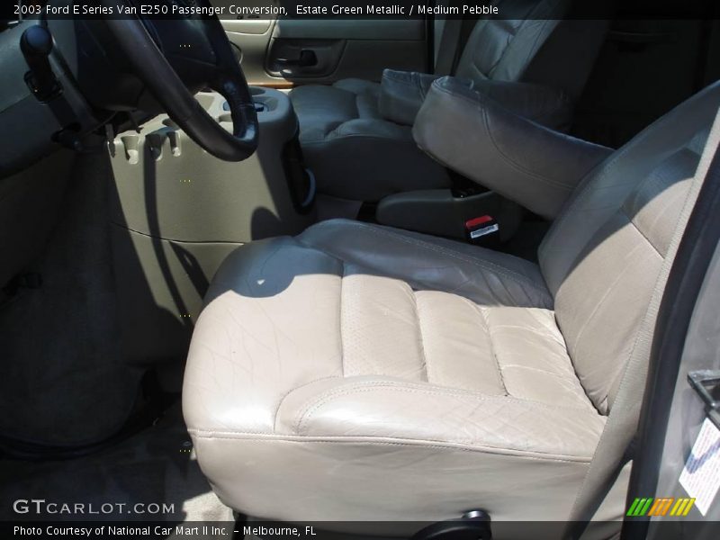 Estate Green Metallic / Medium Pebble 2003 Ford E Series Van E250 Passenger Conversion