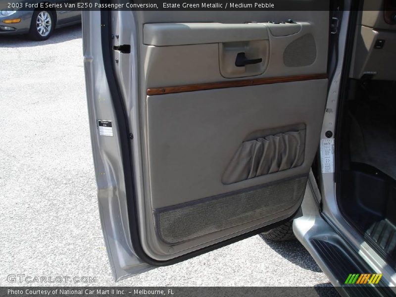 Estate Green Metallic / Medium Pebble 2003 Ford E Series Van E250 Passenger Conversion