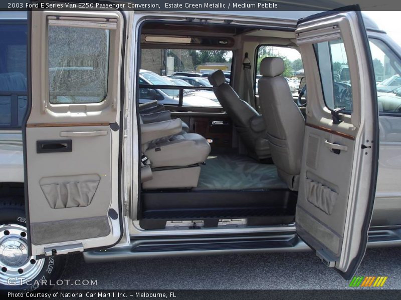 Estate Green Metallic / Medium Pebble 2003 Ford E Series Van E250 Passenger Conversion