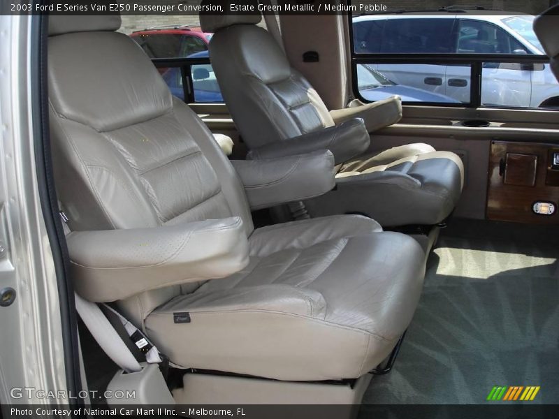 Estate Green Metallic / Medium Pebble 2003 Ford E Series Van E250 Passenger Conversion
