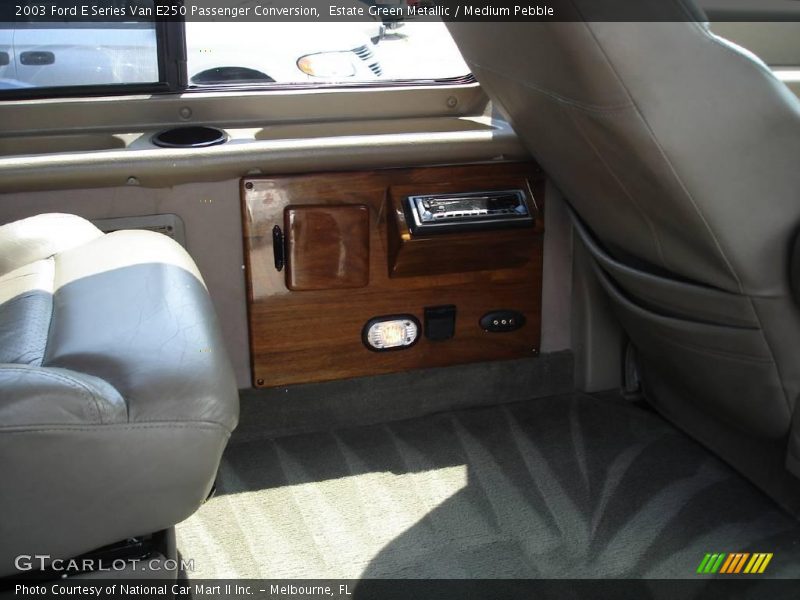 Estate Green Metallic / Medium Pebble 2003 Ford E Series Van E250 Passenger Conversion