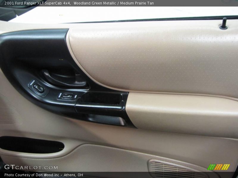 Woodland Green Metallic / Medium Prairie Tan 2001 Ford Ranger XLT SuperCab 4x4