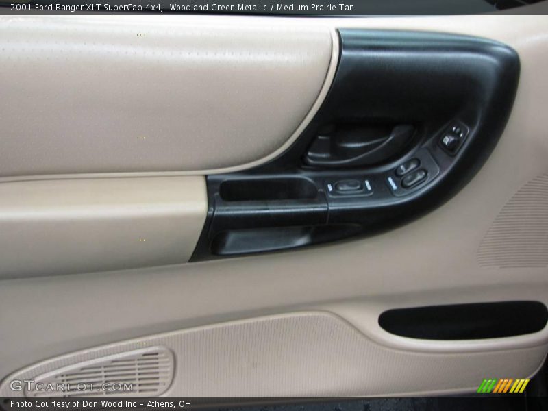Woodland Green Metallic / Medium Prairie Tan 2001 Ford Ranger XLT SuperCab 4x4