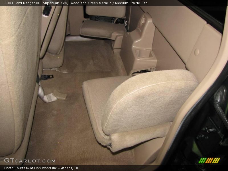 Woodland Green Metallic / Medium Prairie Tan 2001 Ford Ranger XLT SuperCab 4x4