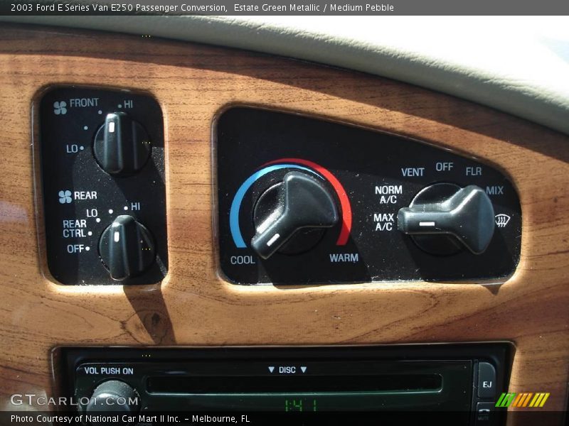 Estate Green Metallic / Medium Pebble 2003 Ford E Series Van E250 Passenger Conversion